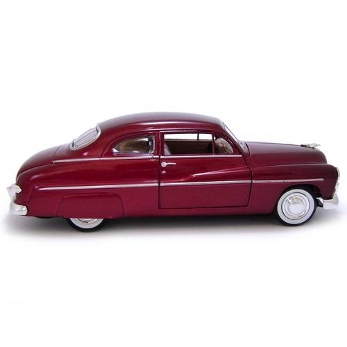 Mercury Coupe 1949 1:24 Motormax Vinho