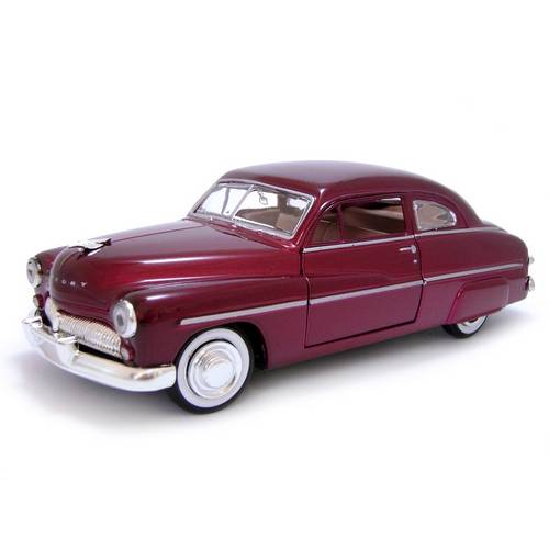 Mercury Coupe 1949 1:24 Motormax Vinho
