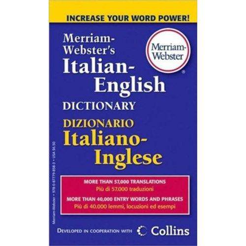 Merriam-Webster'S Italian-English Dictionary
