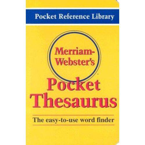 Merrian-Webster'S Pocket Thesaurus