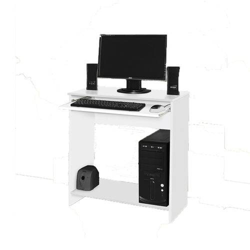 Mesa Computador China - Branco - Móveis Primus - Acompanha um Mouse