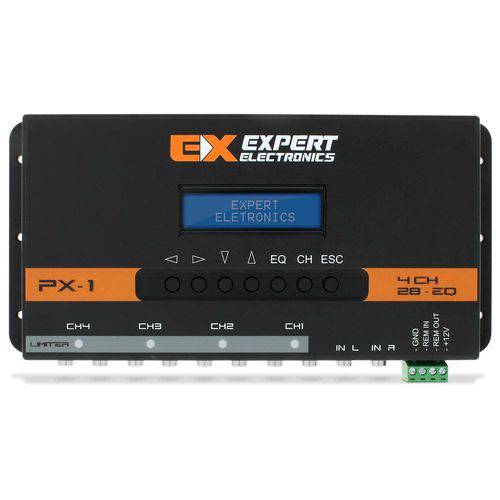Mesa Crossover Expert Eletronics Px-1 4 Canais Personalizáveis