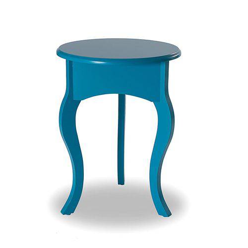 Mesa de Canto Tripé Baixa - Azul - Tommy Design