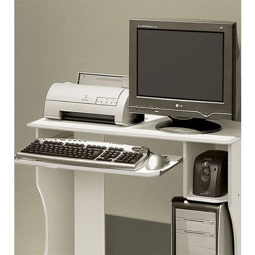 Mesa de Computador Livia - Branco - Edn Móveis