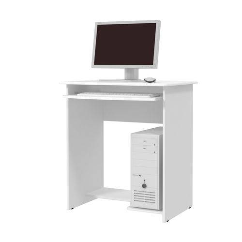 Mesa de Computador Pratica Branco - EJ Móveis