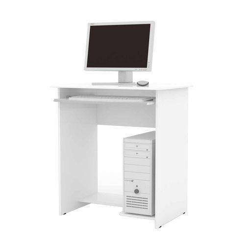 Mesa de Computador Prática Branco- Ej Móveis