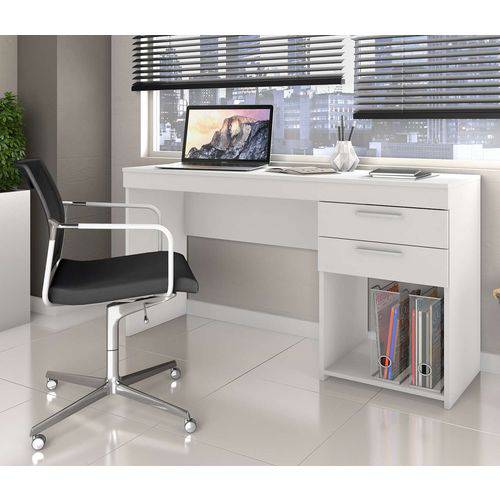 Mesa de Escritório Office Branco New Notável Móveis