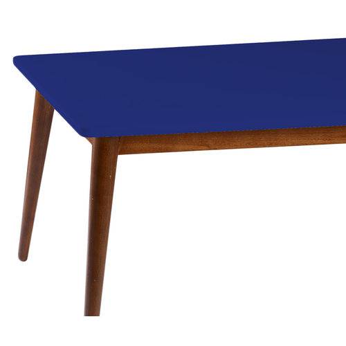 Mesa de Jantar Novita Azul Royal - 200x90cm