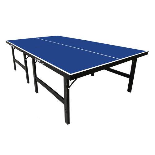 Mesa de Ping Pong Oficial Klopf 1001 15 Mm MDP Azul e Branco