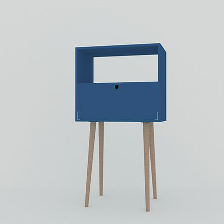 Mesa Decorativa – Unique Azul Marinho