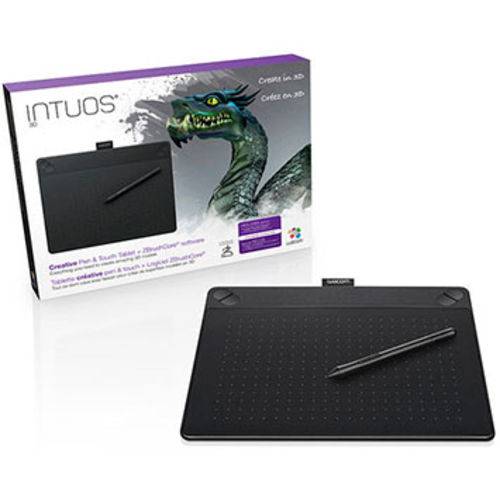 Mesa Digitalizadora Wacom Intuos 3d Creative Pen & Touch Tablet Media (cth690tk)