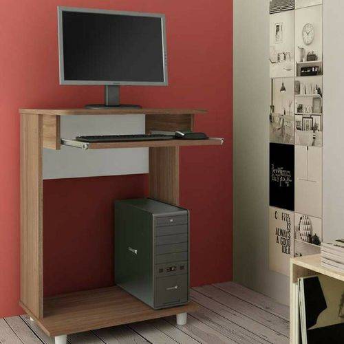 Mesa para Computador Escrivaninha Compacta 1 Prateleira Montana - Art In Móveis