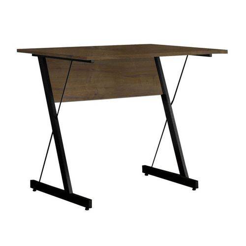 Mesa para Computador Escrivaninha Zetta 120cm Castanho - Fit Mobel