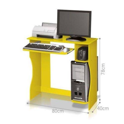 Mesa para Computador Office Livia - Amarelo