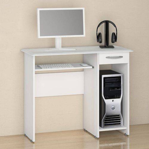 Mesa para Computador Siena Notável Móveis Branco