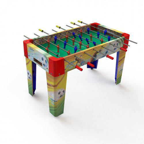 Mesa Pebolim Soccer Team Xalingo Brinquedos Colorido