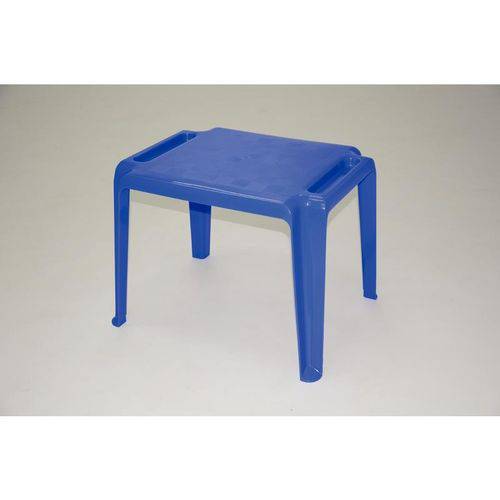 Mesa Plastica Monobloco Infantil Donachica Azul