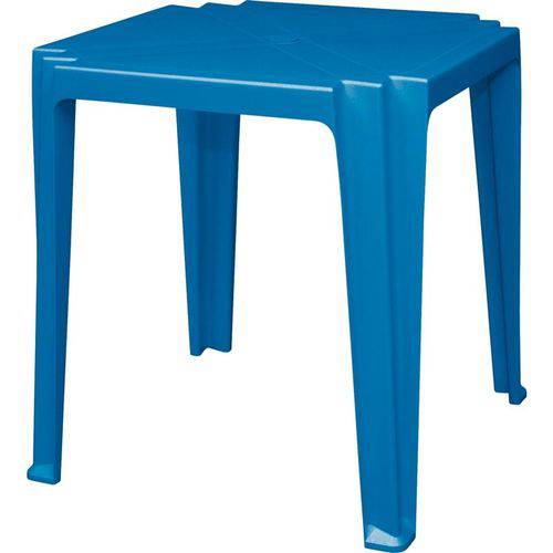 Mesa Plastica Monobloco Tambau Azul