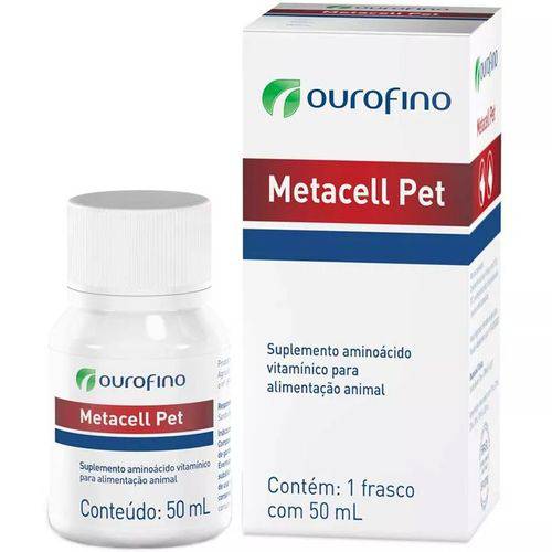 Metacell Pet Suplemento VITAMÍNICO Ourofino 50ML