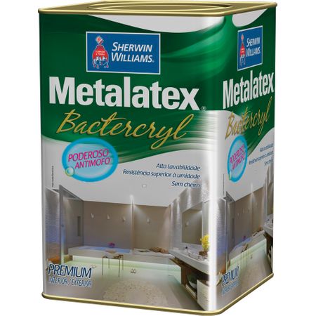 Tinta Acrílica Metalatex Bactercryl Semi-brilho Branco