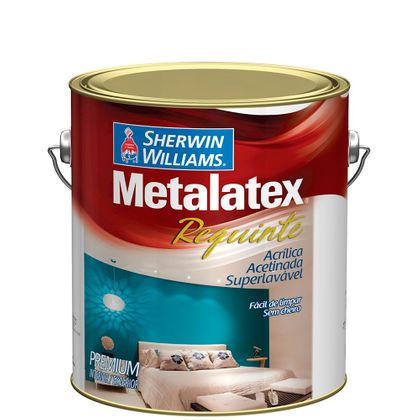 Metalatex Requinte Superlavável Sem Cheiro 3,6 Litros - Acetinado Branco Requinte