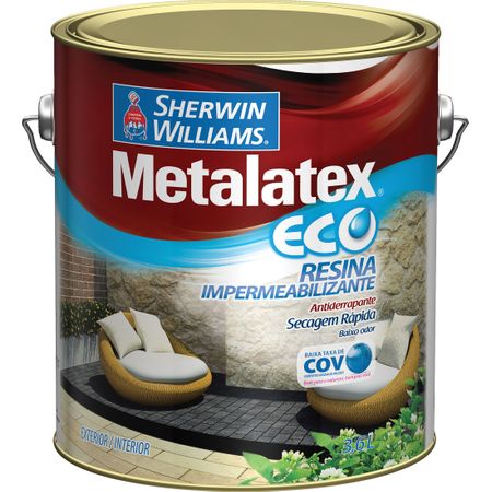 Metalatex Resina Acrílica Eco 3,6 Litros Incolor