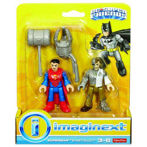 Metallo e Superman Figura Imaginext - Mattel DFX91