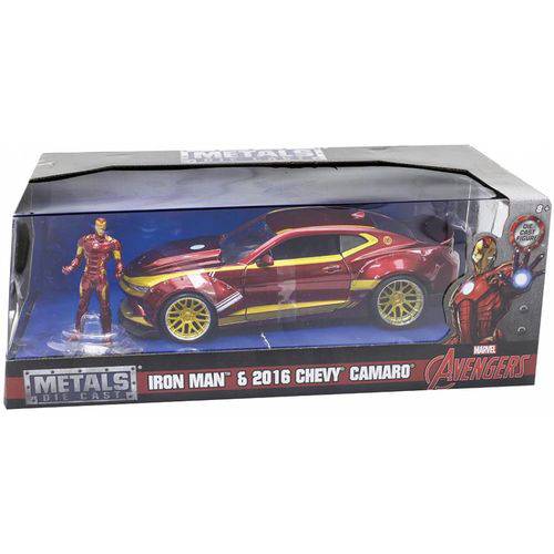 Metals Die Cast - Iron Man & 2016 Chevy Camaro