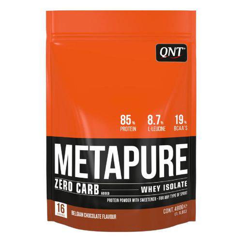 Metapure Zero Carb Whey Protein - 480g - Chocolate Belga