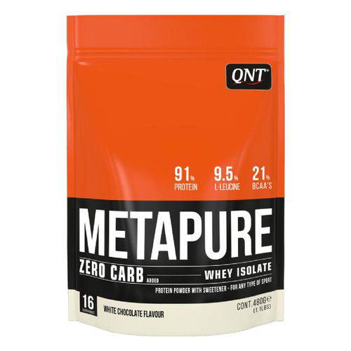 Metapure Zero Carb Whey Protein - 480g - Chocolate Branco