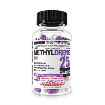 Methyldrene 25 100 Cápsulas - Cloma Pharma