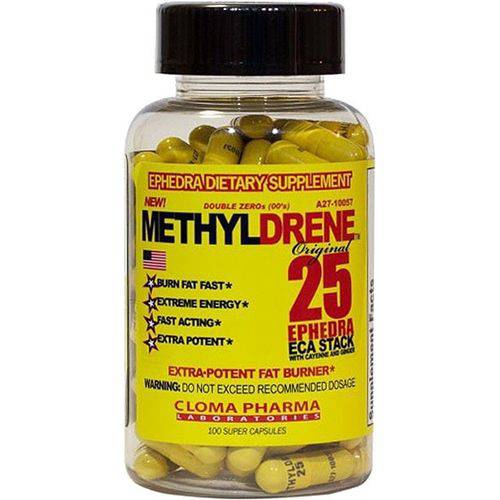 Methyldrine - 100 Cápsulas - Clone Pharma