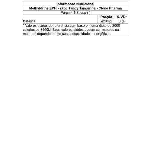 Methyldrine EPH - 270g Tangy Tangerine - Clone Pharma