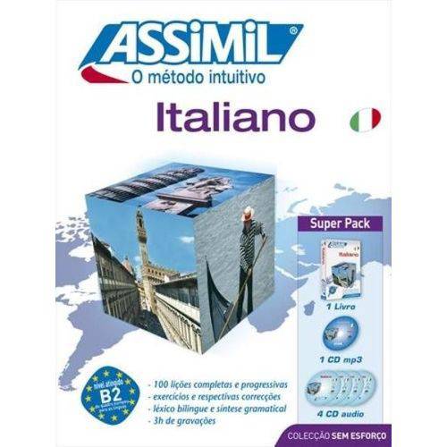 Método Intuitivo Assimil Italiano - Superpack Livro + CD + MP3