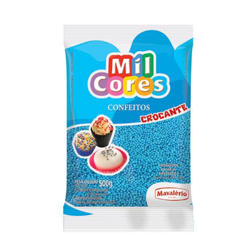 Miçanga Azul 500g - Mil Cores