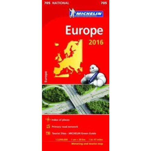 Michelin Europe 2016 National Map