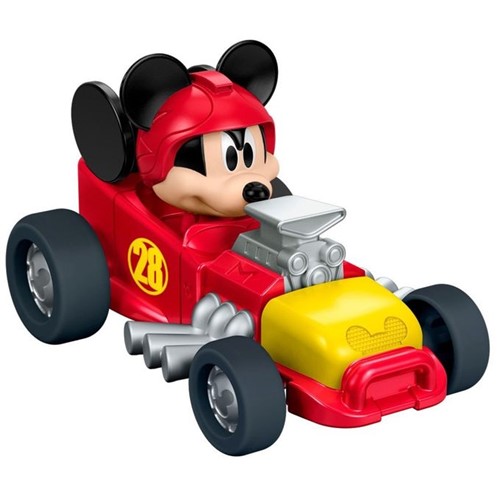 Mickey And The Roadster Racers - Veículo Metal Die Cast - Carro de Corrida do Mickey Ffr71 - MATTEL