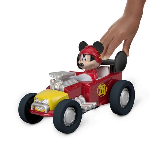 Mickey Aventuras Sobre Rodas Carro de Corrida do Mickey - Mattel