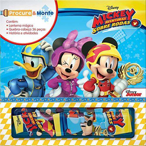 Mickey Aventuras-Sobre Rodas - Coleção Disney Procure e Monte