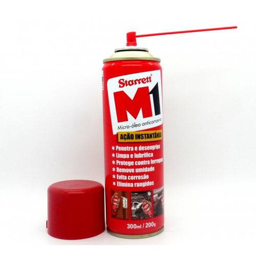 Micro Óleo Anticorrosivo Spray M1 300ml Starrett - M1