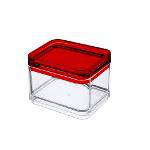 Micro Organizador Mod Cristal com Vermelho