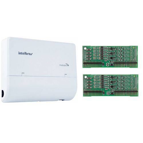Microcentral Telefonia Fixa Modulare + 2X12 Intelbras Kit 2
