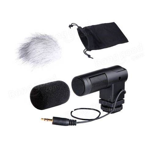 Microfone Boya By-v01 Direcional P/ Cameras e Filmadoras