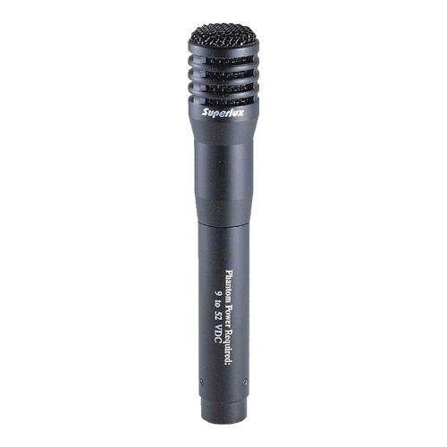 Microfone C/ Fio Condensador P/ Instrumentos - Pra 268 a Superlux