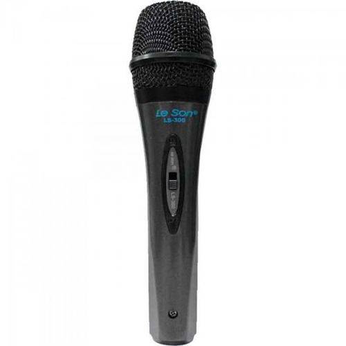Microfone de Mao Dinamico Ls300 Preto Leson