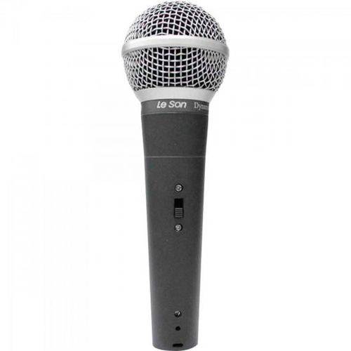 Microfone de Mão Dinâmico Ls58 Cinza Chumbo Leson