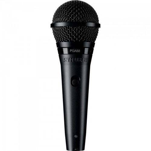 Microfone de Mão Uhf Pga58-lc Preto Shure