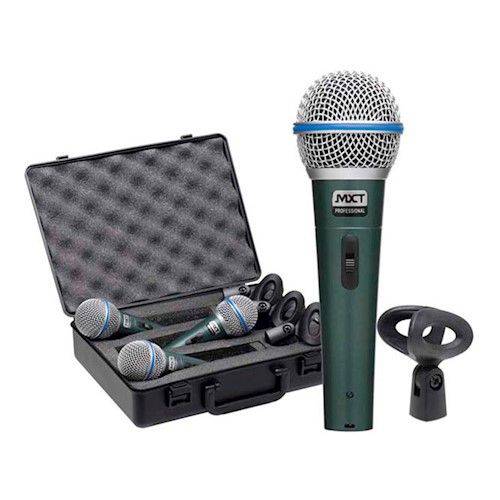 Microfone Dinâmico Pro Btm-58a Metal