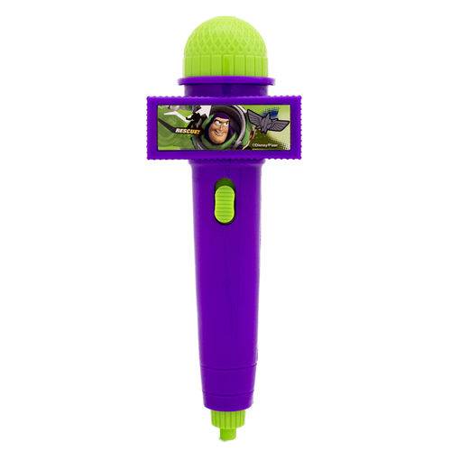Microfone Infantil com Eco - Roxo - Disney - Toy Story - Buzz Lightyear - Toyng