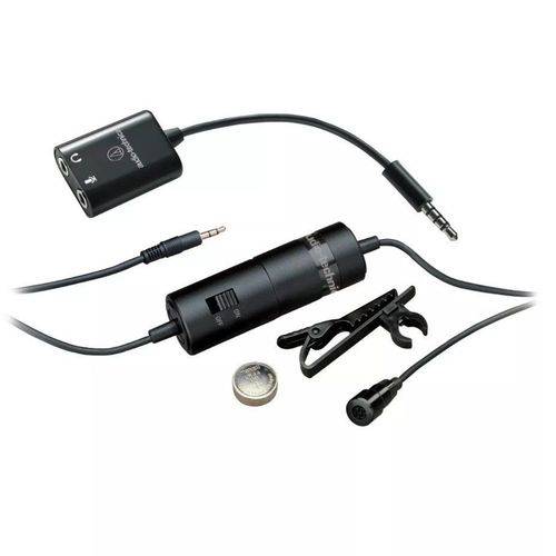 Microfone Lapela Audio Technica Atr3350is Omnidirecional